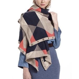 Anthropologie Lozenge Convertable Shrug